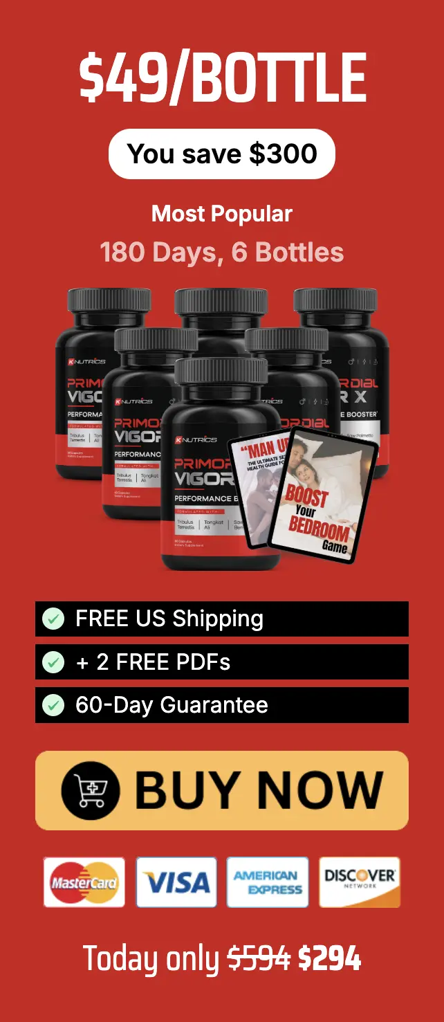 Primordial Vigor X Buy Six Bottles